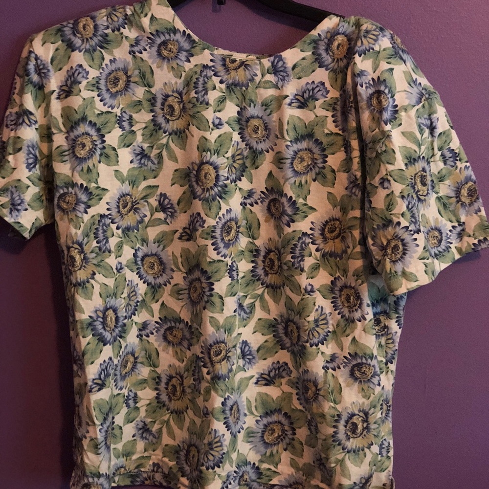 Vintage floral top